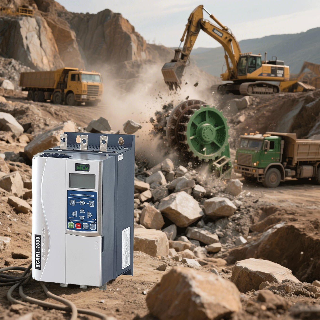 การตั้งค่าพารามิเตอร์อย่างรวดเร็วสำหรับ Soft Starters Soft Series SckR1-7000